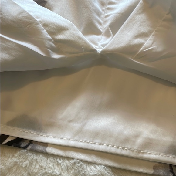 Le Chateau Vintage Floral Black and White Pencil Mini Skirt, women's size 8 - Picture 10 of 15